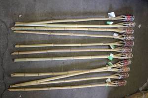 11 Bamboo Torches...