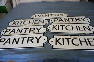 Kitchen and Pantry Signs...