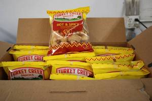 Case of 12 Hot & Spicy Pork Skins E...