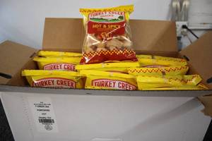 Case of 12 Hot & Spicy Pork Skins E...
