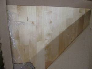 Engineered wood butcher block style...