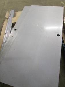 Commercial steel double door with f...