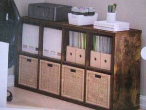 Cubicle 58 in. Tall Amber Pine Wood...