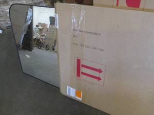 47 x 29 wall mounted mirror...