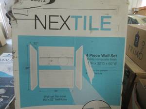 Nextile 4 Piece shower wall set...