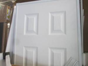 2 Closet doors with tracks, 24 wid...