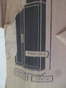 Sauder Sienna oak storage cabinet...