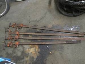 4 4 Foot bar clamps...