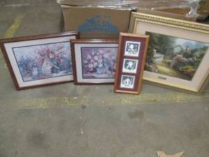 4 Framed prints...