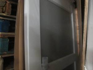Door with 3 glass panels, 32 wide...