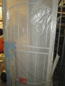 Metal 36 wide security door...