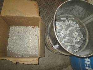 Metal barrel of large polishing or ...