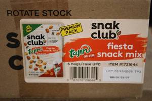 Case of fiesta snack mix tajin chil...