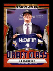 2024 Panini Rookies & Stars - Draft Class J.J. McCarthy #DC-JMY Longevity (RC) Rookie Card
