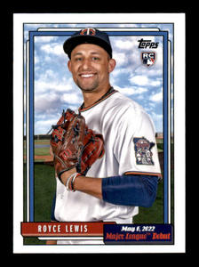 2022 Topps Archives - 1992 Topps Major League Debut Royce Lewis #360 (RC) Rookie Card