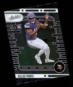 2024 Panini Absolute - Rookies Dallas Turner #117 (RC) Rookie Card