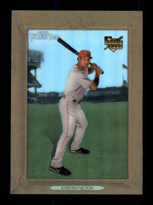 2007 Topps Turkey Red Josh Hamilton #55  Gold Parallel Serial #d 999