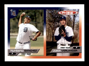 2005 Topps Total Justin Verlander Rookie Card