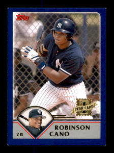 2003 Topps Traded & Rookies - Robinson Cano #T200 (RC) Rookie Card