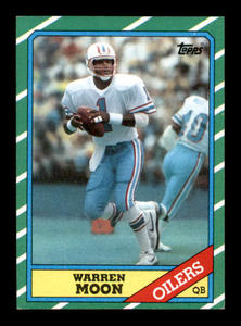 1986 Topps - Warren Moon #350 Rookie Card