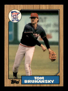 1987 Topps Tom Brunansky #776 Rare Topps Tiffany Version