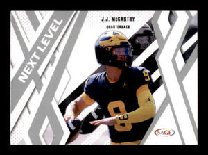 2024 Sage JJ McCarthy Next Level Rookie Card