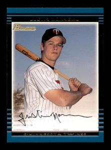 2002 Bowman Justin Morneau Rookie Card Minnesota Twins