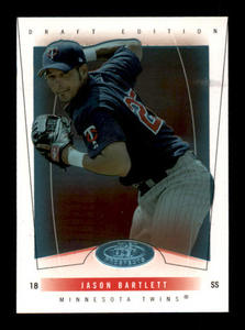 2004 Fleer Jason Bartlett Rookie Card Draft Edition Serial #d 2891000