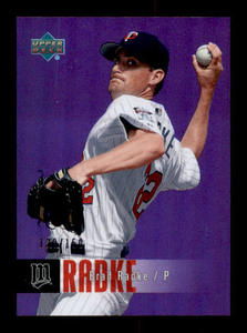 2006 Upper Deck Special FX - Brad Radke Serial #d 150