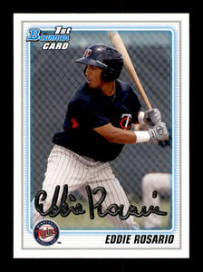 2010 1st Bowman Card Eddie Rosario Minnesota Twins Rookie Card