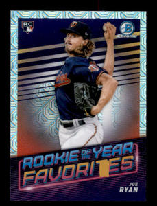 2023 Bowman Chrome Rookie of the year Favorites Joe Ryan