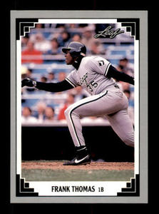 1991 Leaf - Frank Thomas #281 Rookie Card MLB Legend Hall of Fame