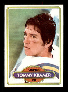 1980 Topps - Tommy Kramer #138 Rookie Card