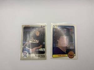 Frank Viola Rookie Card, Two Cards Donruss and Fleer Rookies