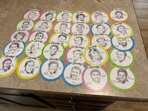 1975 Carvel Disc Cards Lot, Lots of Great NBA Vintage Stars