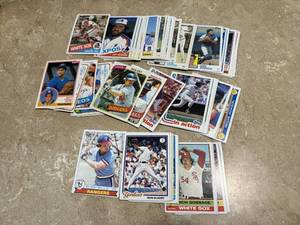 Vintage 1970s and 1980s Baseball Card Lot, Great Mix of Cards