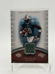 2007 NFL Sweet Spot - Sweet Swatch Jerseys Ted Ginn Jr. #SS-TG (MEM, RC)
