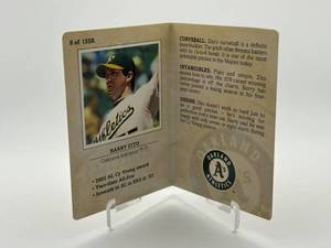 Fleer Platinum Scouting Report Barry Zito Booklet Card Serial #d 360400