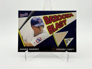 2006 Topps Bazooka Blast Game Used Bat Card Aramis Ramirez