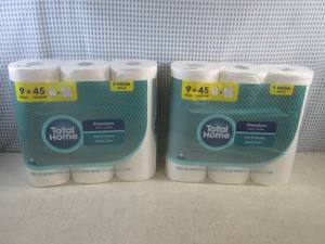 (A-3) 2 - 9 Mega Roll Packs of 2-Pl...