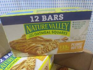 (B-2) 4 Boxes of Nature Valley Pean...