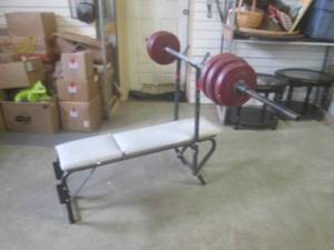 (FRNT) DP Weight Bench with Weights...