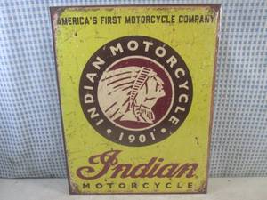 (G-1) Indian Motorcycle Tin Sign 16...