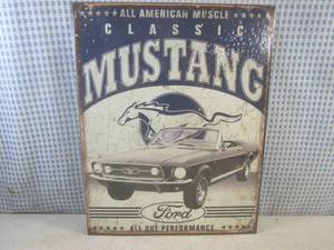 (G-1) Mustang Tin Sign 16 x 12 12...