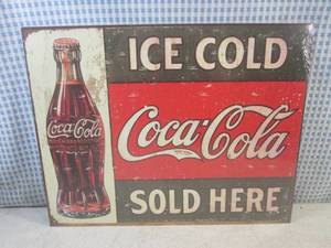(G-1) Coca-Cola Tin Sign 16 x 12 1...
