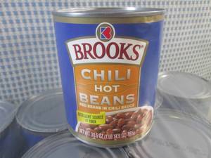 (C-2) 12 Cans of Chili Beans Hot 30...