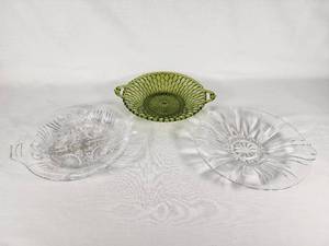 Vintage Glass Serving Dishes