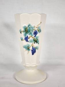 McCoy USA Ceramic Vase with Grape Design - 7