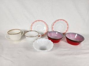 Fire-King and Anchor Hocking Milk Glass Collection