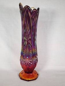 Fenton Carnival Glass Vase